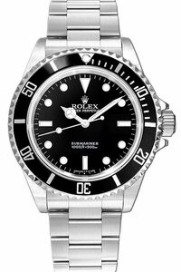Rolex Submariner Black Dial Stainless Steel 40mm Men's Watch 14060